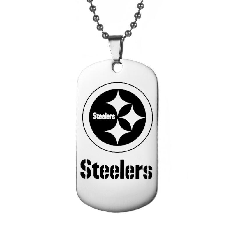 PITTSBURGH STEELERS TITANIUM STEEL DOG TAG