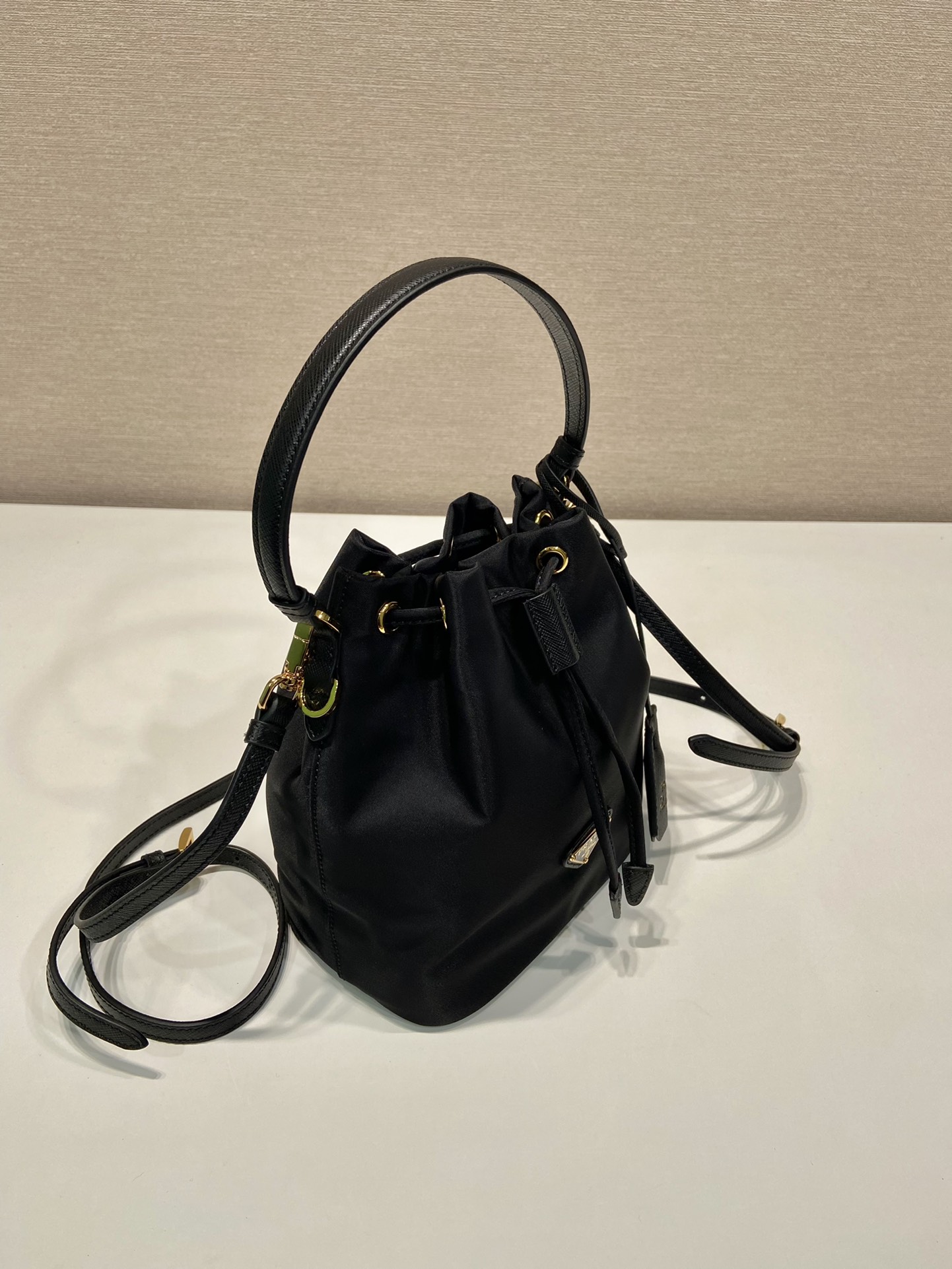 Prada Nylon Bucket Bag 1BE067