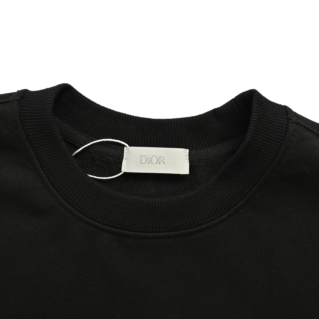 Dior 24Fw lettering print crew neck sweatshirt