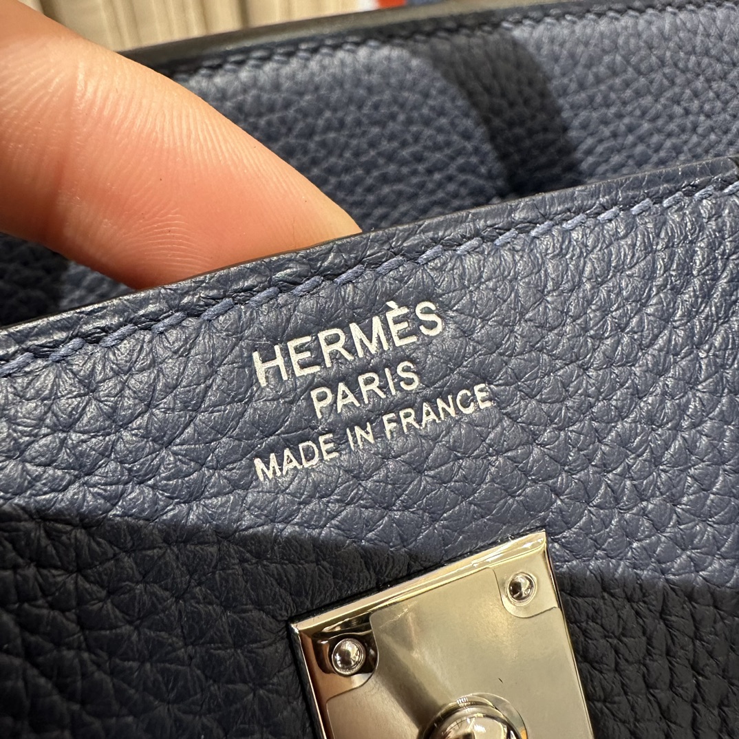 Hermes Birkin 73blue saphir handbag (handmade to order)