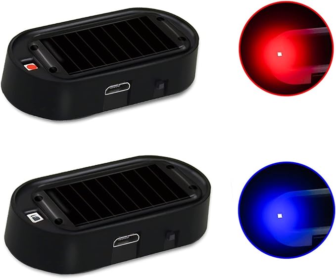 Car Solar Power Simulated Dummy Alarm