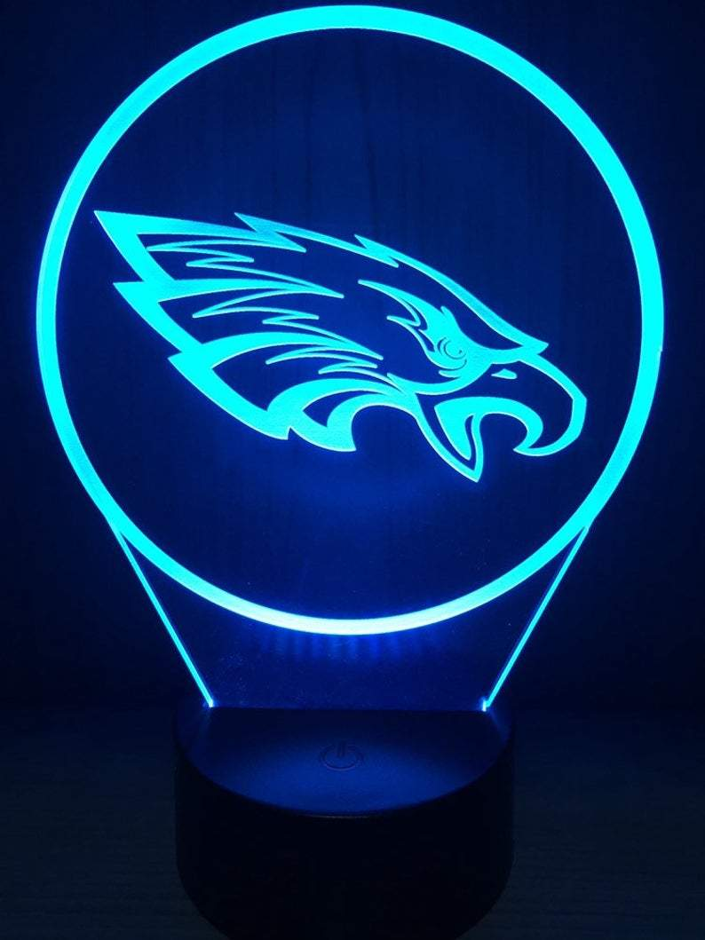PHILADELPHIA EAGLES 3D LED LIGHT LAMP