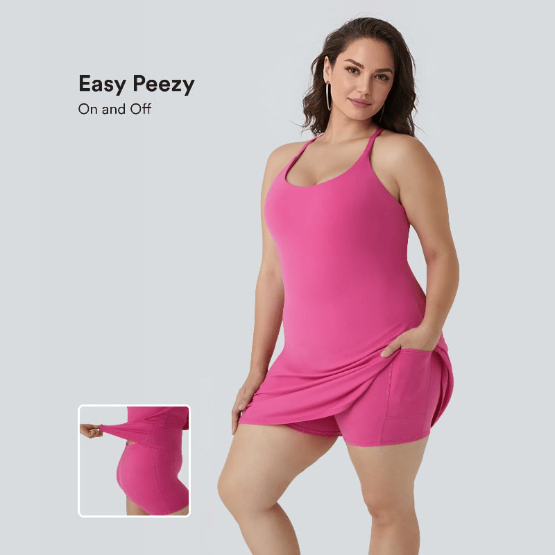 🎁Last Day 49% OFF🔥The Ultimate Tummy Control Backless Active Dress -Made for Movement & Easy Bathroom Breaks