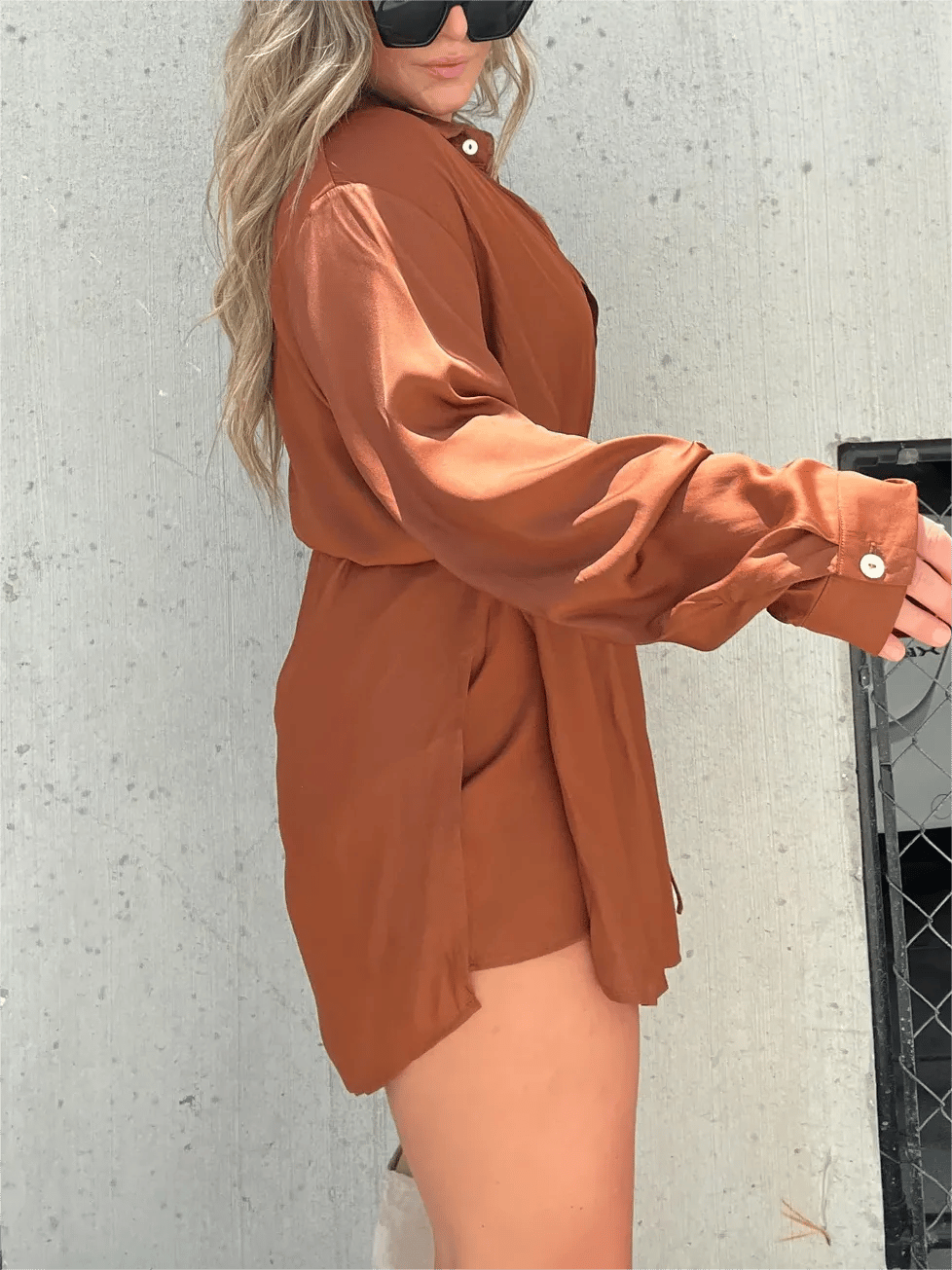 2023 NEW SATIN COVERED NIGHTS ROMPER DRESS SET (BUY 2 FREE SHIPPING)