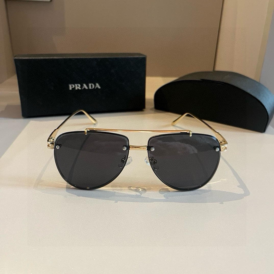 Prada round frame sunglasses
