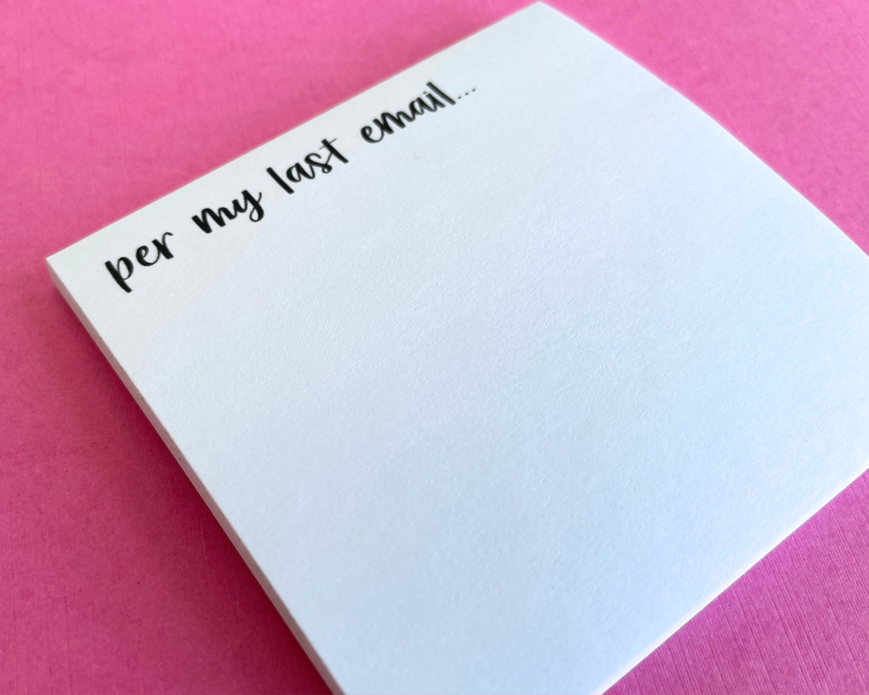 Office Humor Sticky Notes | Funny Gift