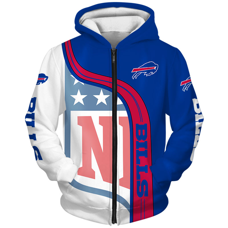 BUFFALO BILLS 3D HOODIE  BBBB002