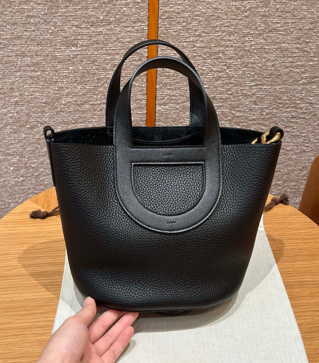 Hermès in the loop 89noir (handmade to order)