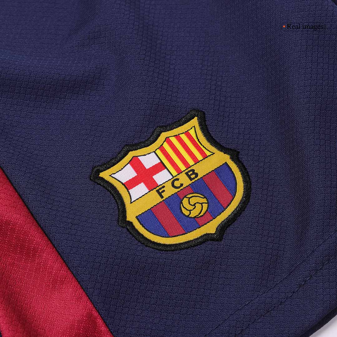 Barcelona kids' home football shirt (shirt + shorts) 2024/25 - COLDPLAY