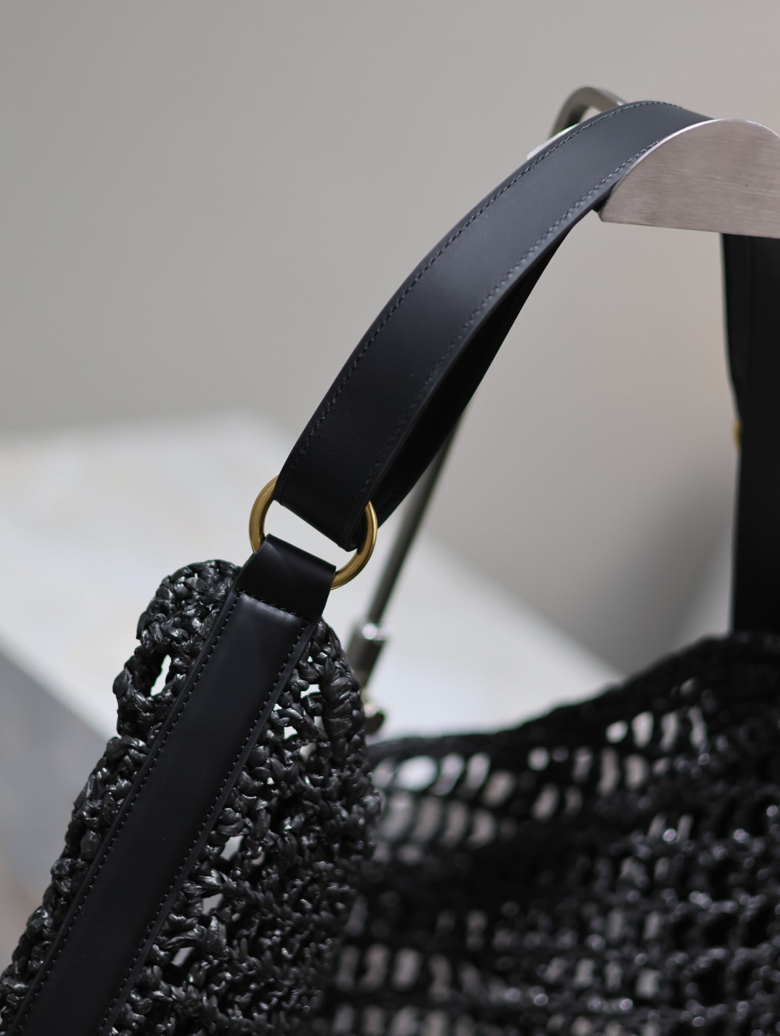 Yves Saint Laurent OXALIS Woven Shopping Bag 781289