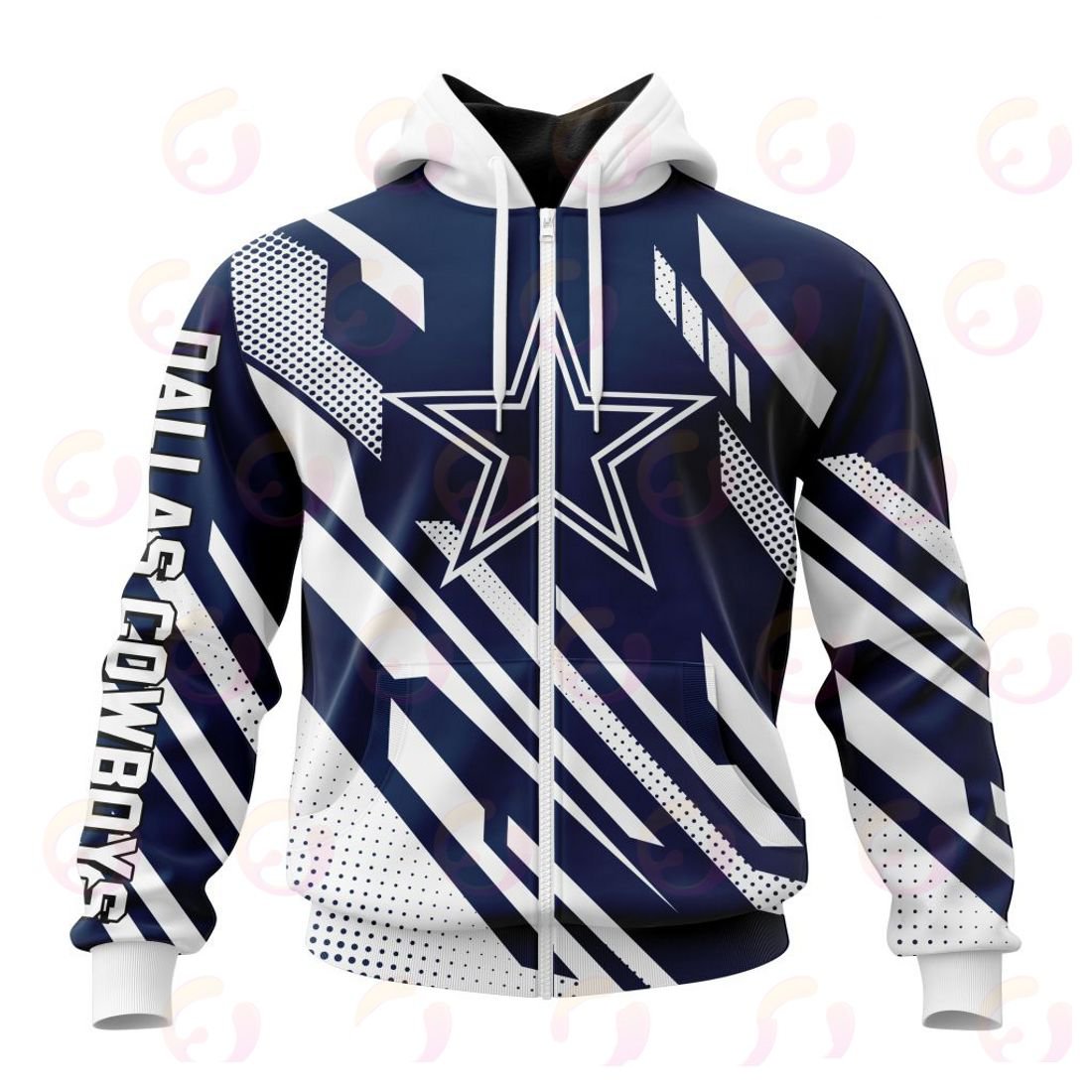 DALLAS COWBOYS 3D HOODIE SPECIAL MOTOCROSS CONCEPT