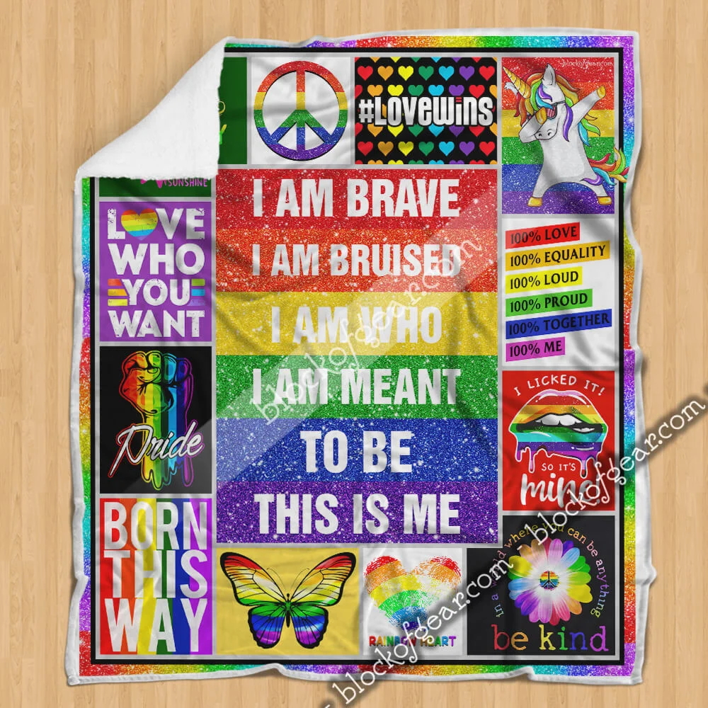 LGBT Pride This Is Me Sofa Throw Blanket THB1765R