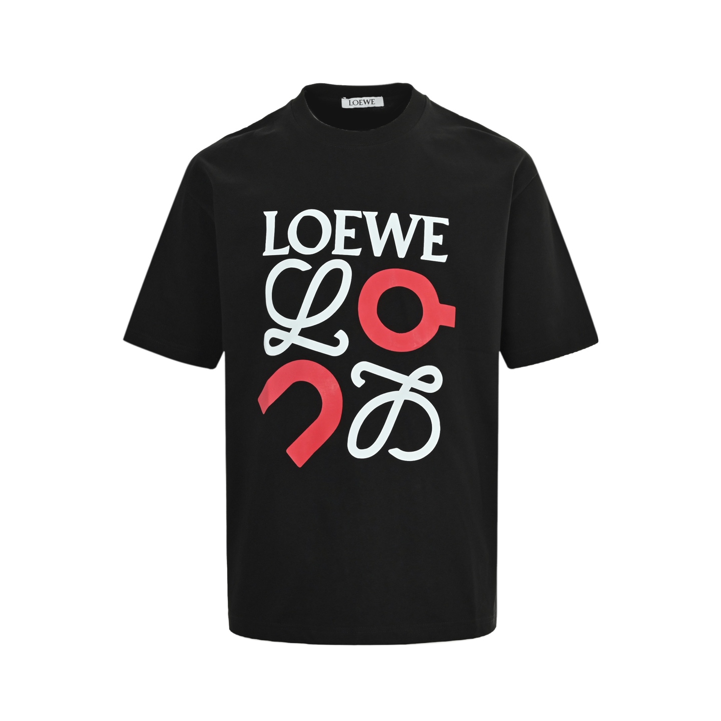 Loewe 25ss Angpao joint printed short sleeve