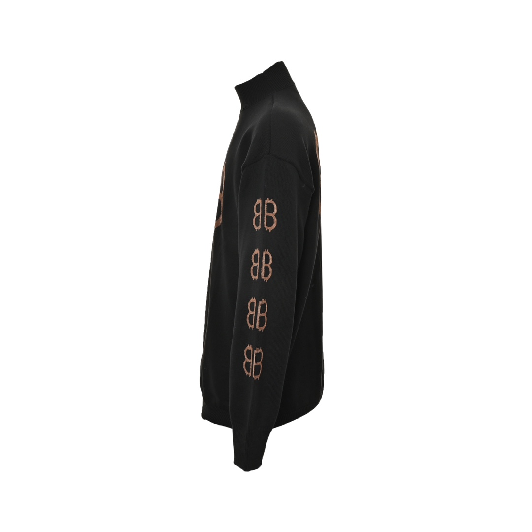 Balenciaga 24Fw Double B Bitcoin Sweater
