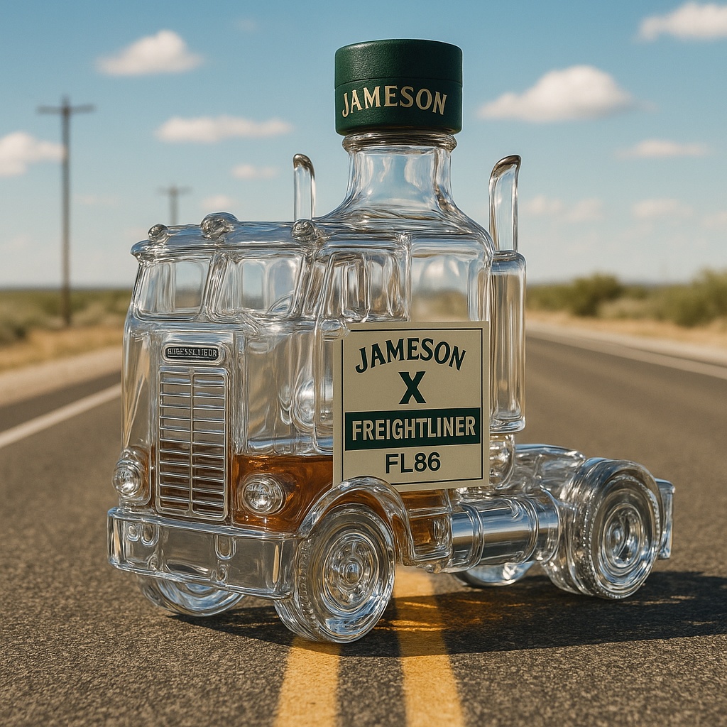 Freightliner FL86 Whiskey Bottle