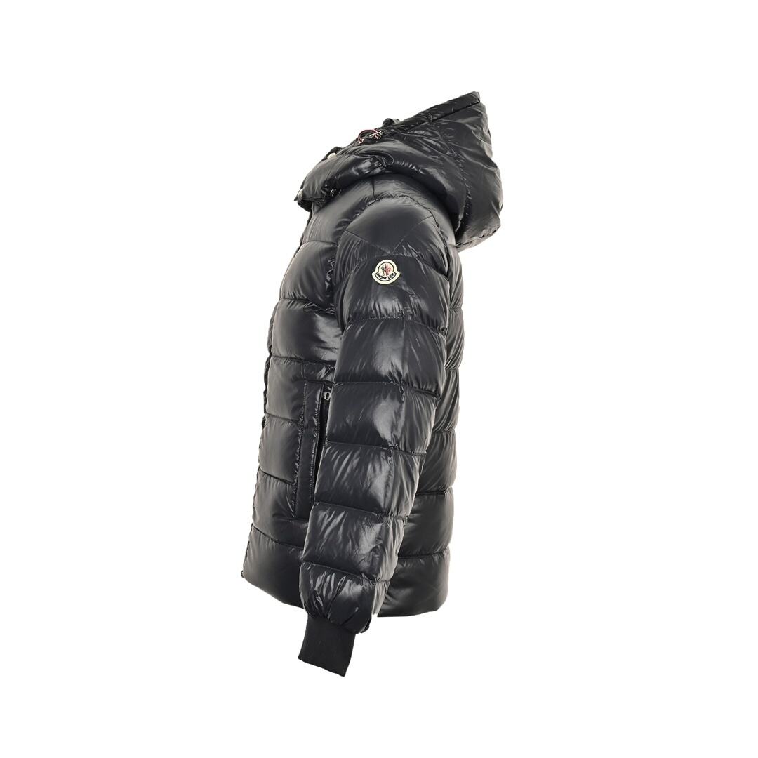 Moncler Men's White Goose Down Hooded Down Jacket