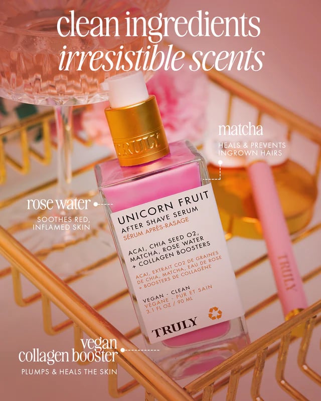 🌸 Unicorn Fruit After Shave Serum for soft nourished skin 🦄