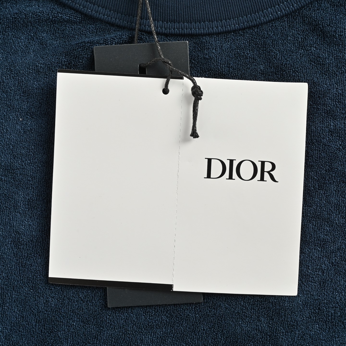Dior 25ss small logo embroidered terry short sleeves