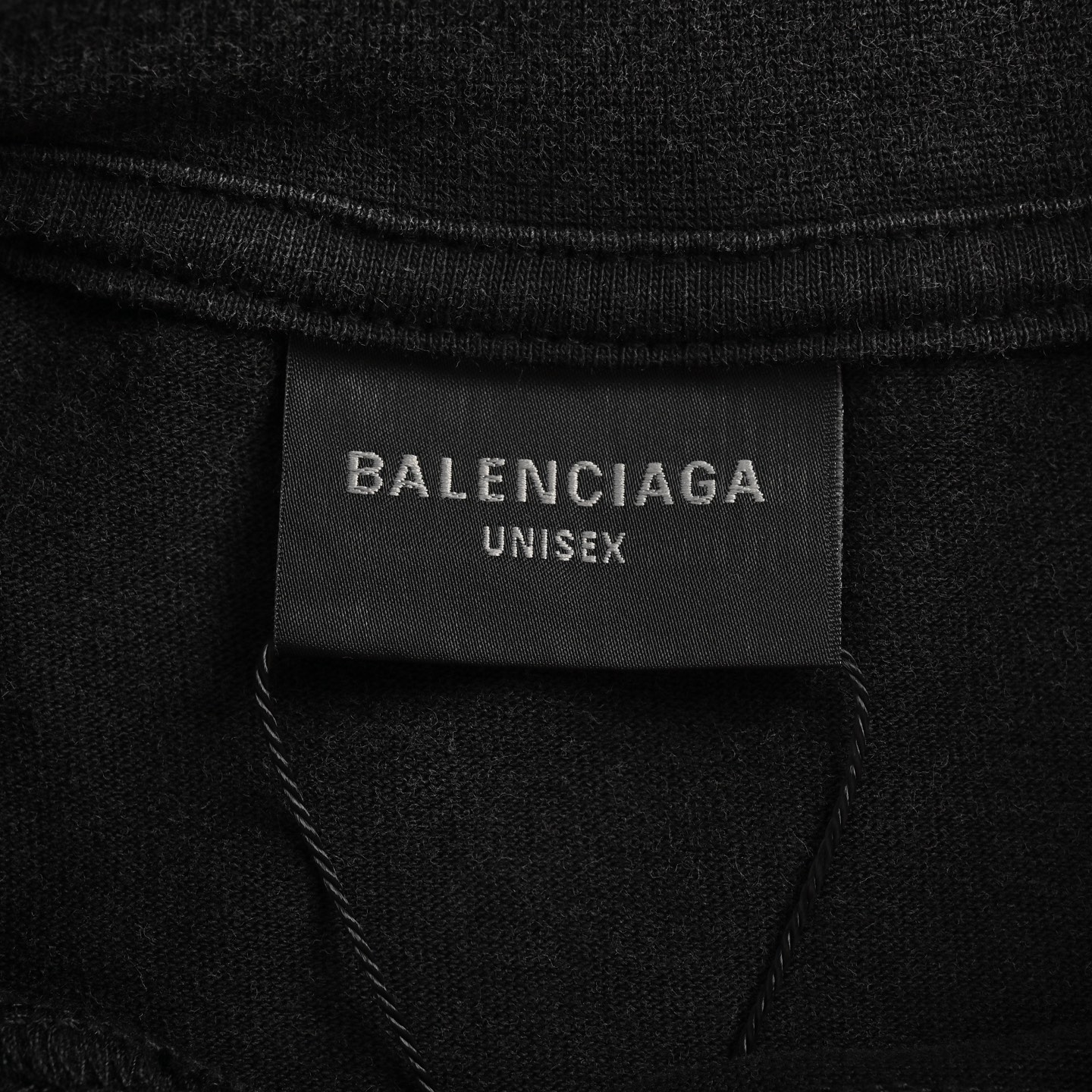 Balenciaga 24ss patch embroidered letter short sleeve