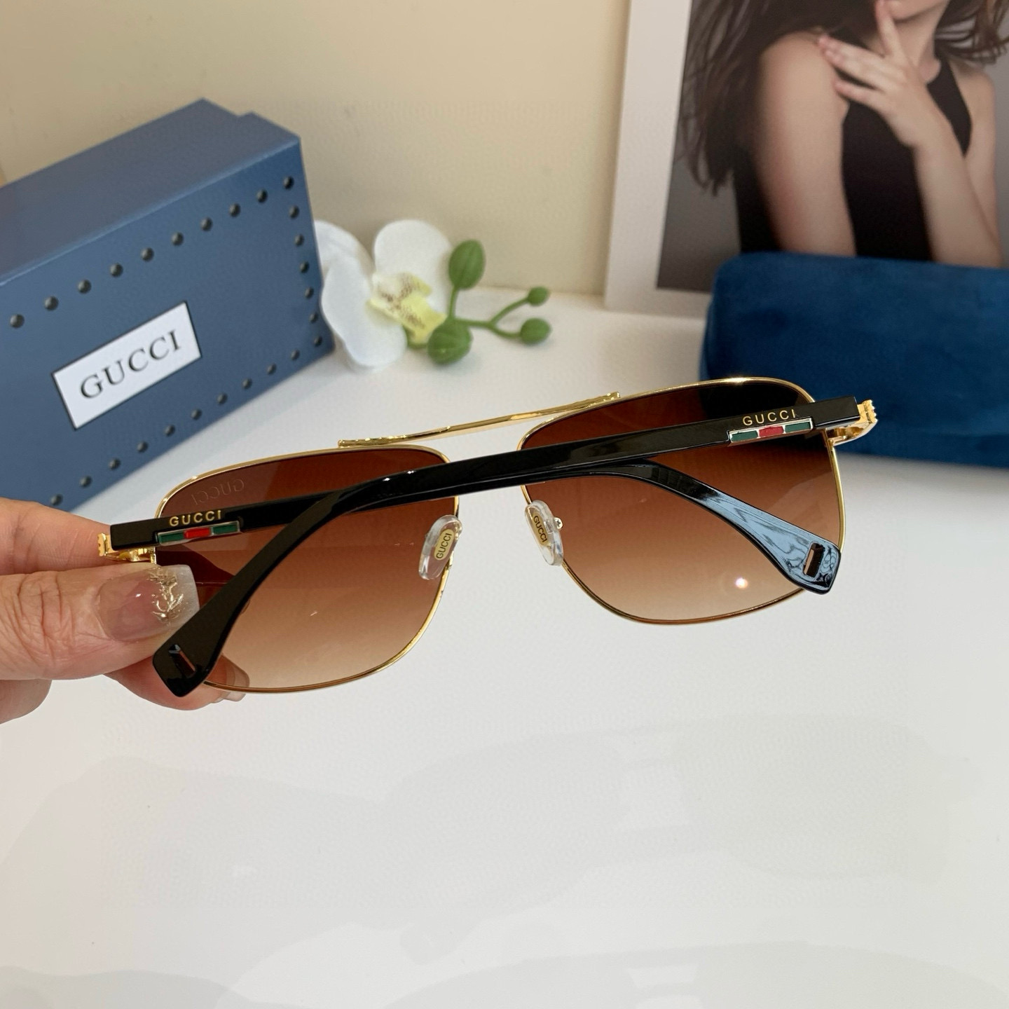Gucci Round Frame Sunglasses