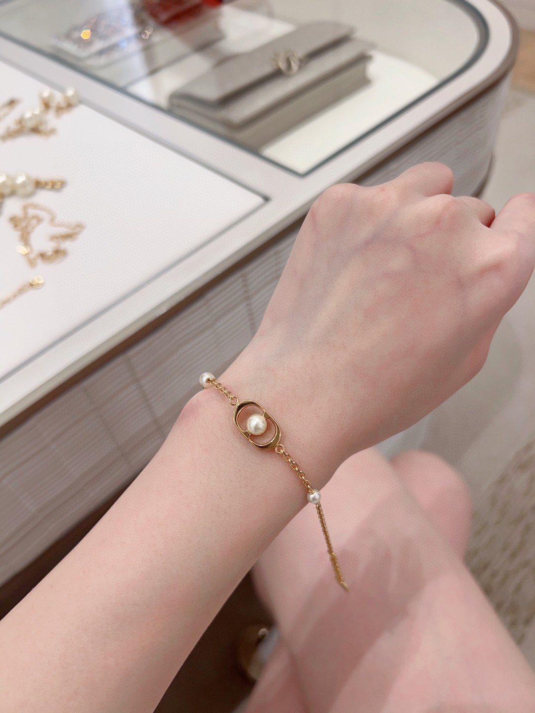 Dior CD Pearl Bracelet