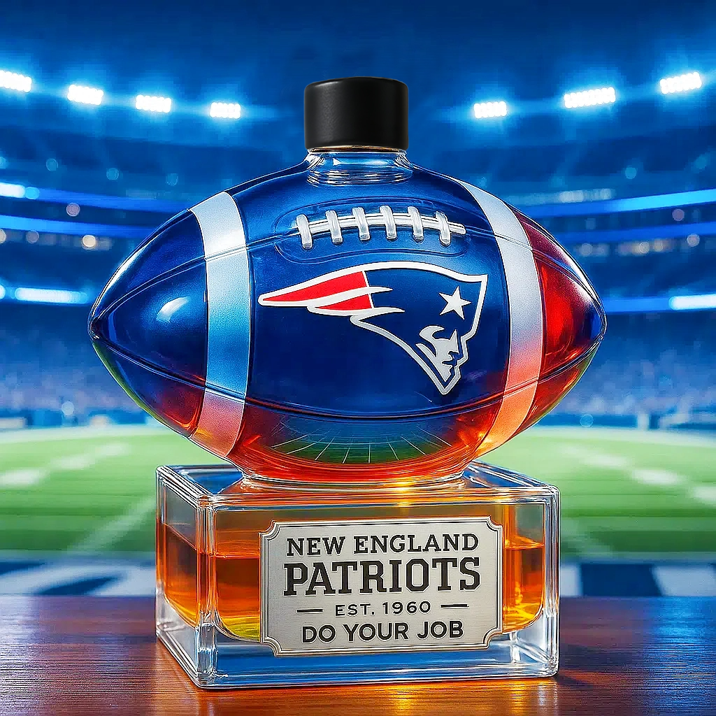 Legacy of the Patriots——New England Patriots Whiskey Bottle