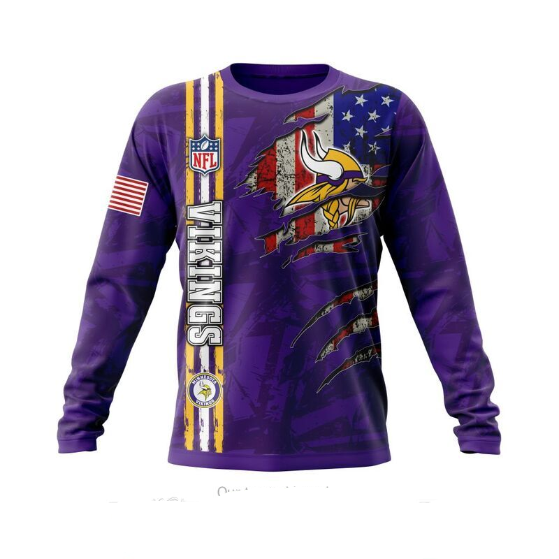 MINNESOTA VIKINGS 3D HOODIE SKULL0802