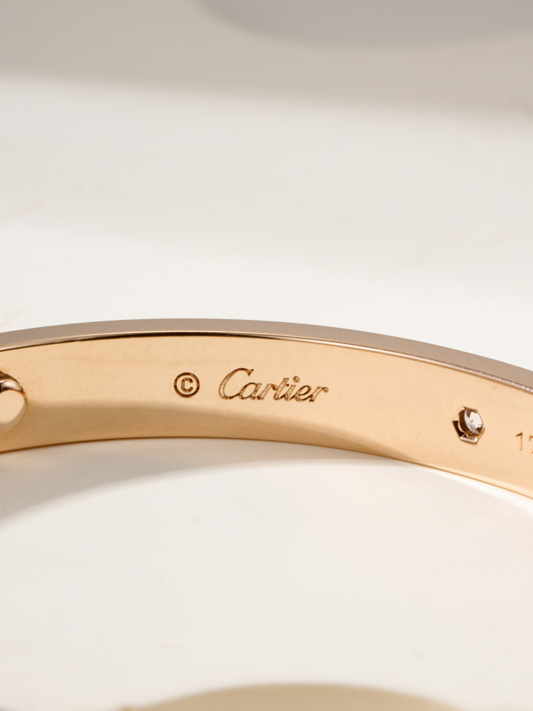 Cartier 2025 6.1mm Medium Four Diamond Bracelet