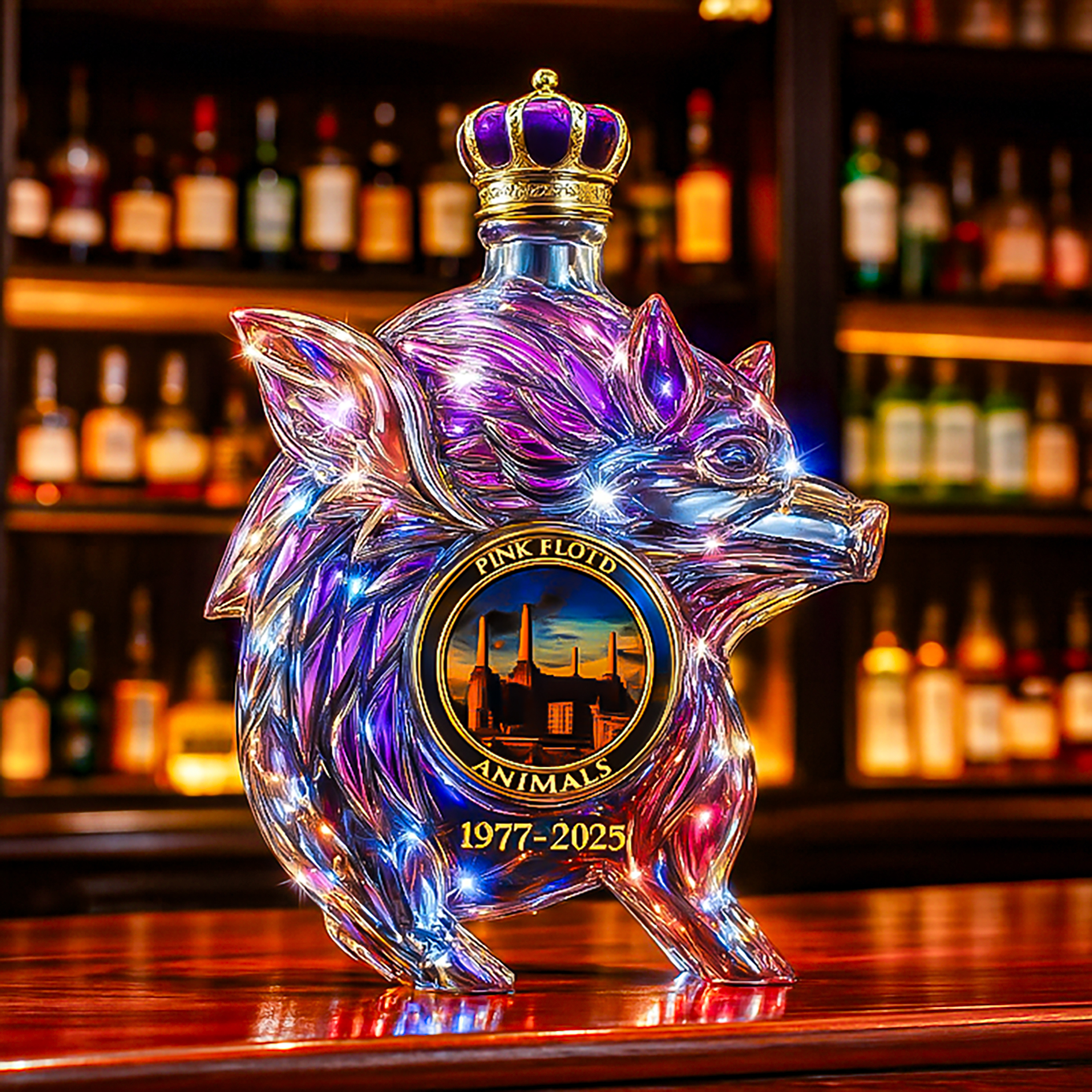 Pink Floyd “Animals” 48th Anniversary Whisky Bottle