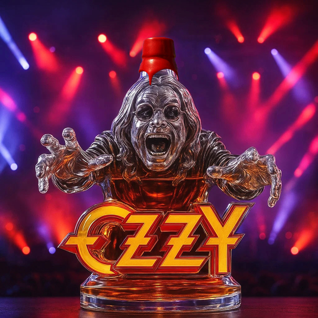 🕯️Ozzy Osbourne Whiskey Bottle
