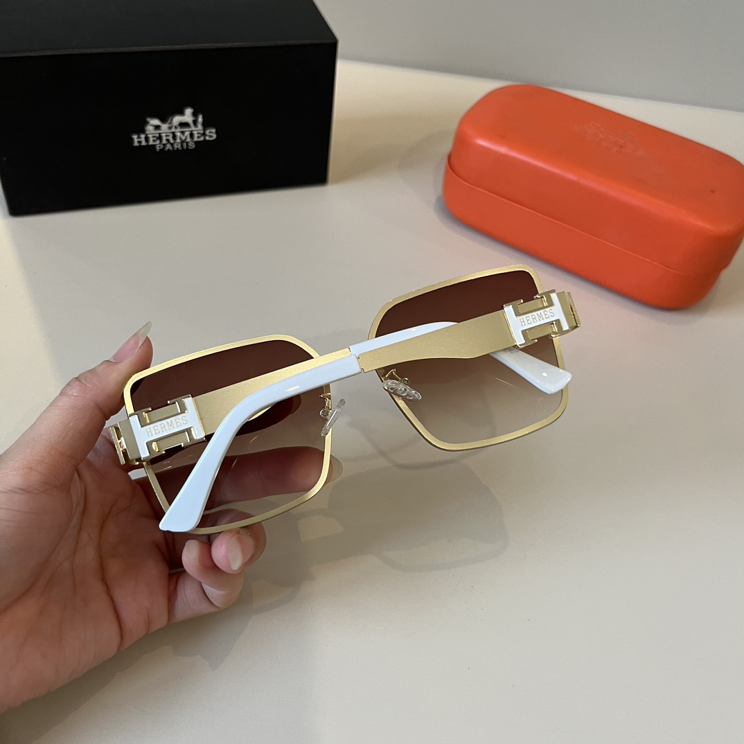 Hermes Square Frame Sunglasses