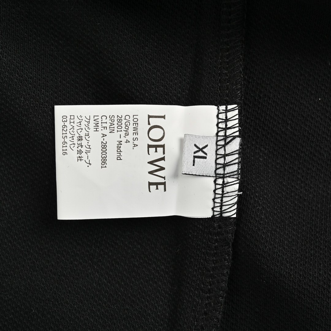 Loewe 24ss cartoon panda embroidered Polo short sleeve