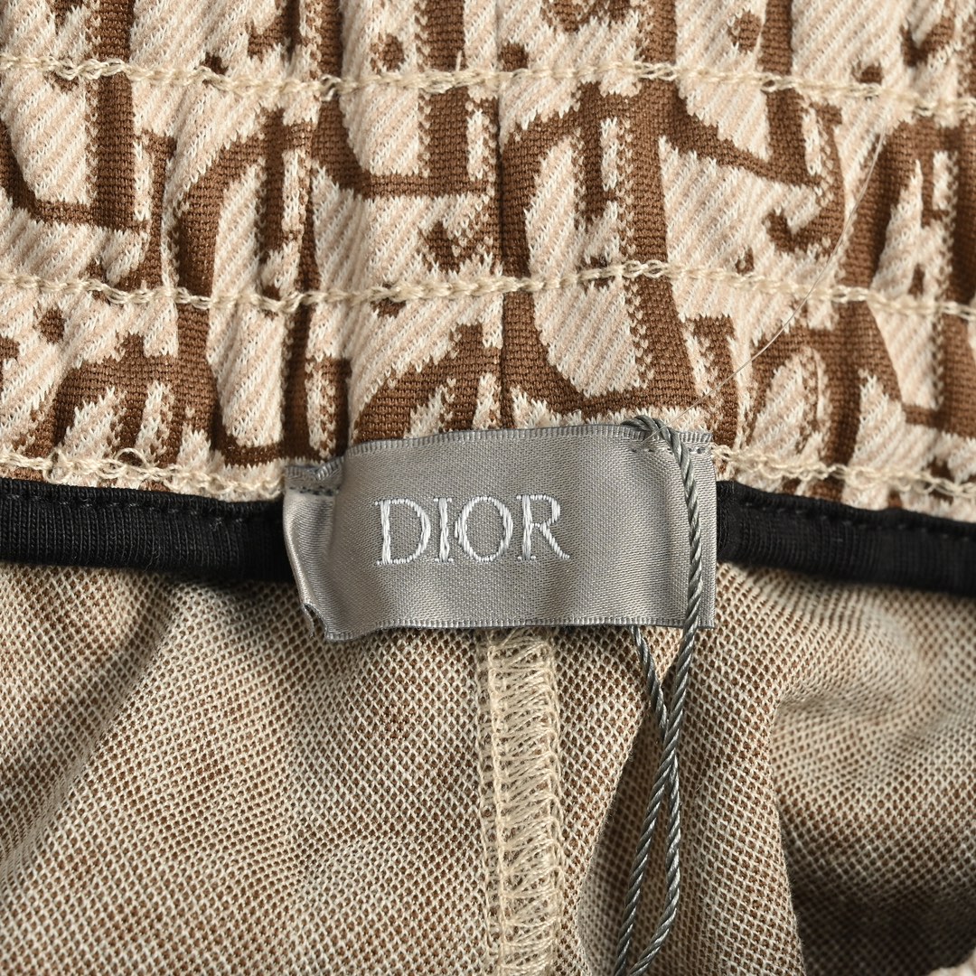 Dior 24Fw all-over jacquard side webbing trousers set