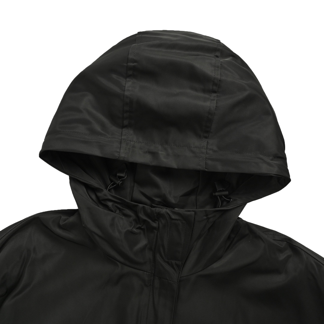 Gucci 24Fw logo-laminated waterproof hooded jacket