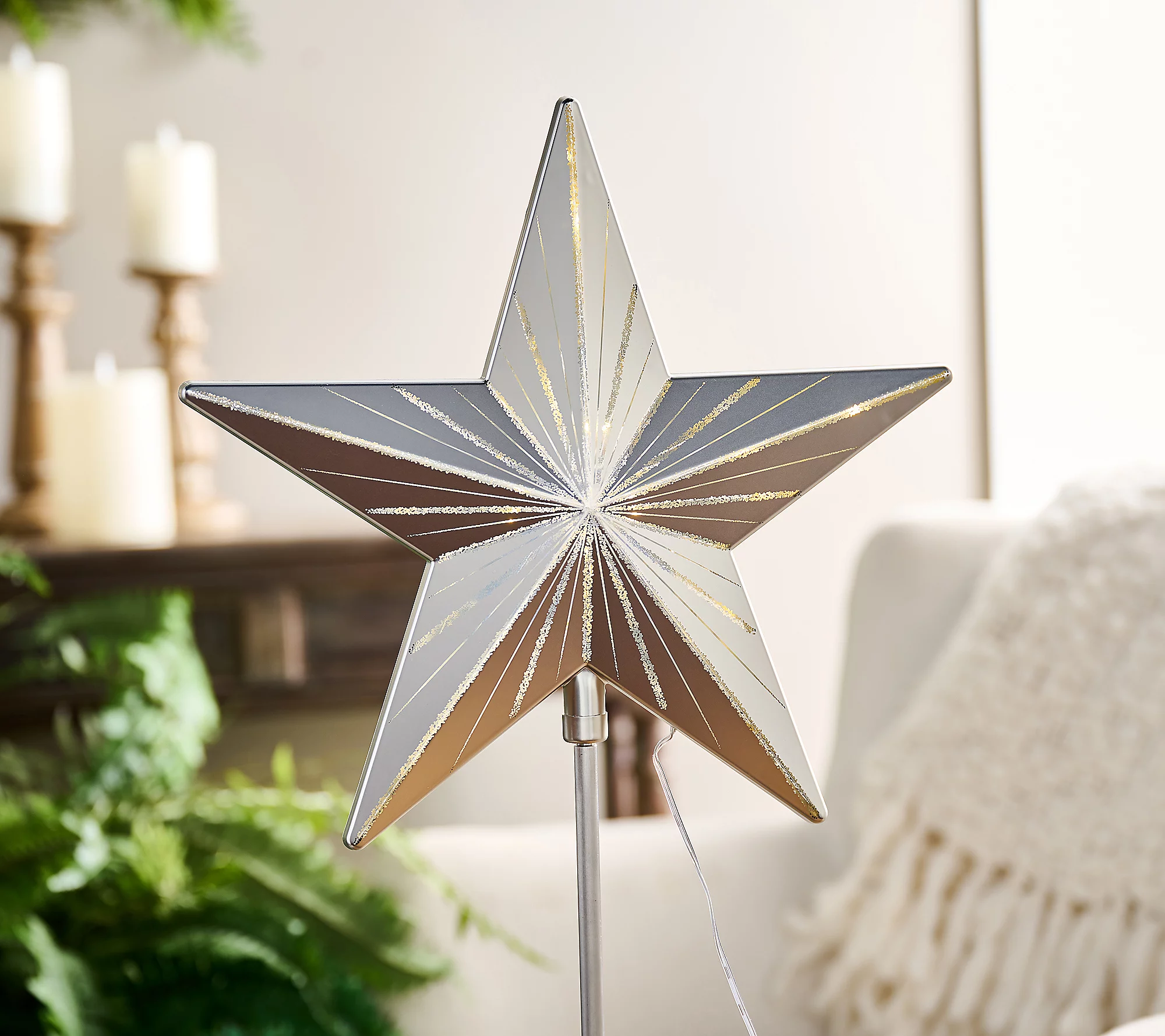 🔥LAST DAY 50% OFF🔥Starry Night Gingerbread Tree Topper