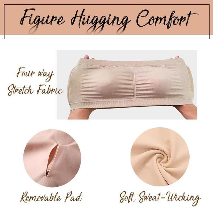 (Last Day Flash Sale-50% OFF) 2PCS/SET Full Support Seamless Bandeau-BUY 2 SETS FREE SHIPPING