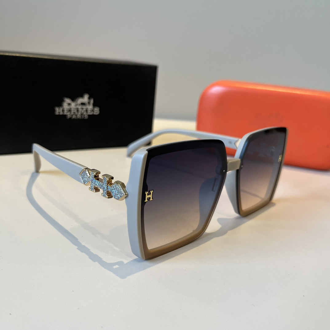 Hermes Square Frame Sunglasses