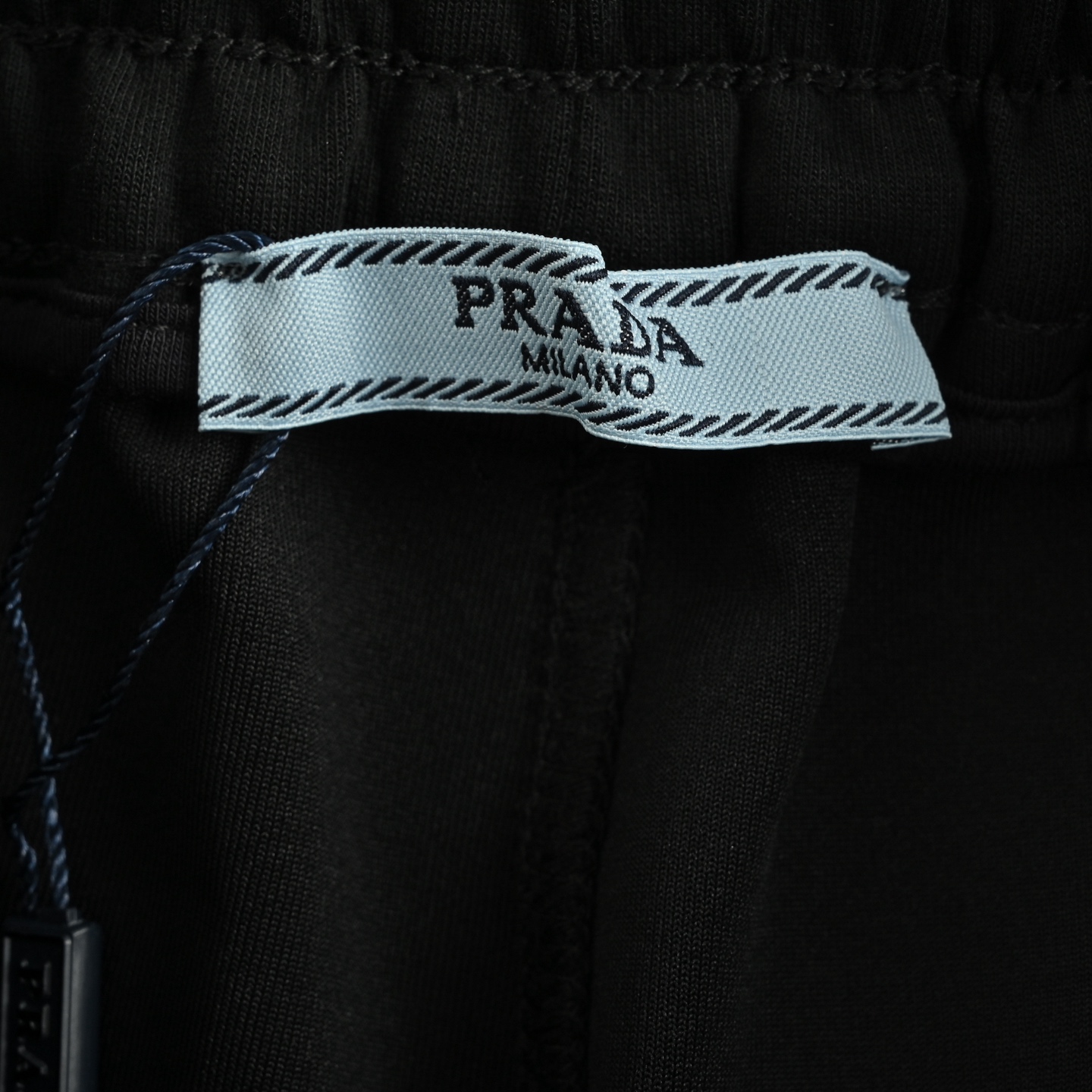 Prada 25ss logo webbing triangle shorts