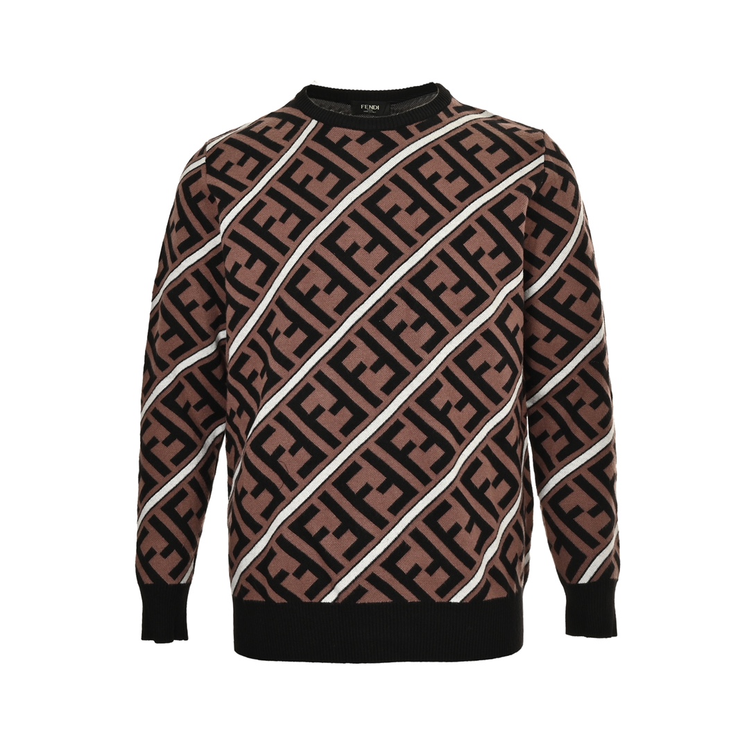 Fendi 24Fw FF all-over jacquard sweater
