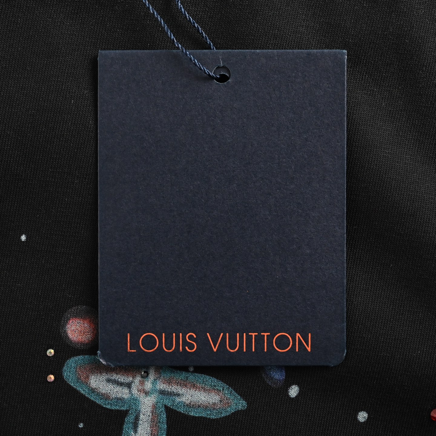 Louis Vuitton 25ss starry sky ink rendering print short sleeve