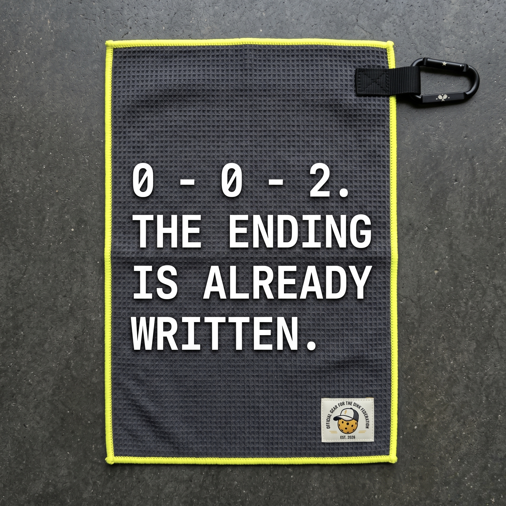 🎾Pickleball Humor Towel Set with Carabiner Clips (2 Pack) 🥒