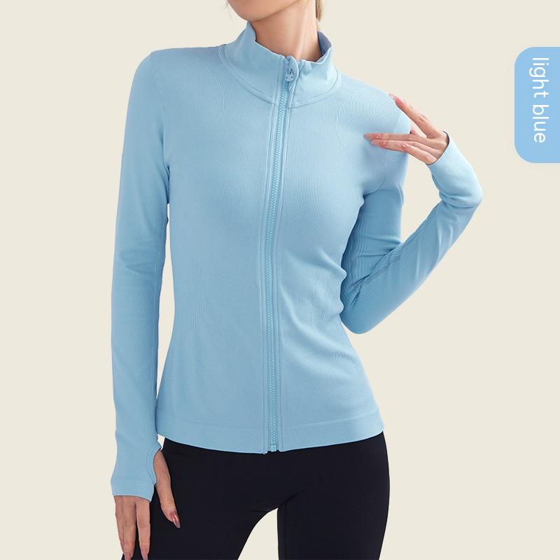 Sports Running Jacket with Long Sleeve Top