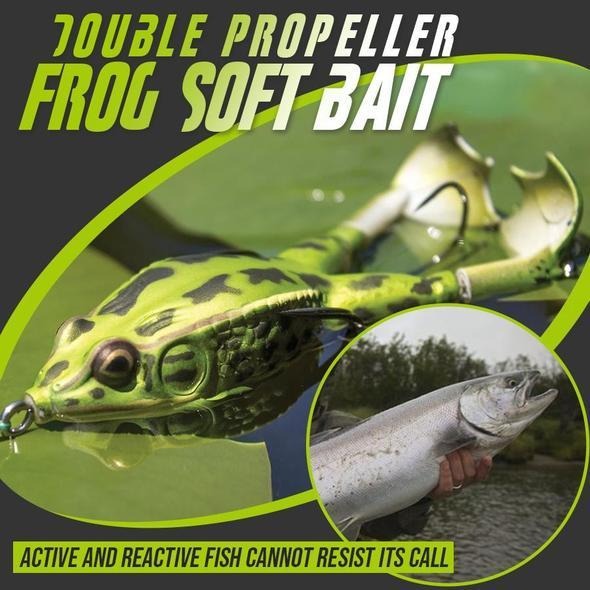 Double Propeller Frog Lures (BUY 8 GET 4 FREE & FREE SHIPPING)