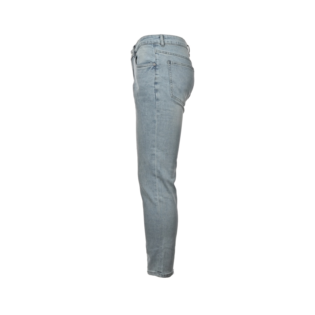 Louis Vuitton Inverted letter print jeans