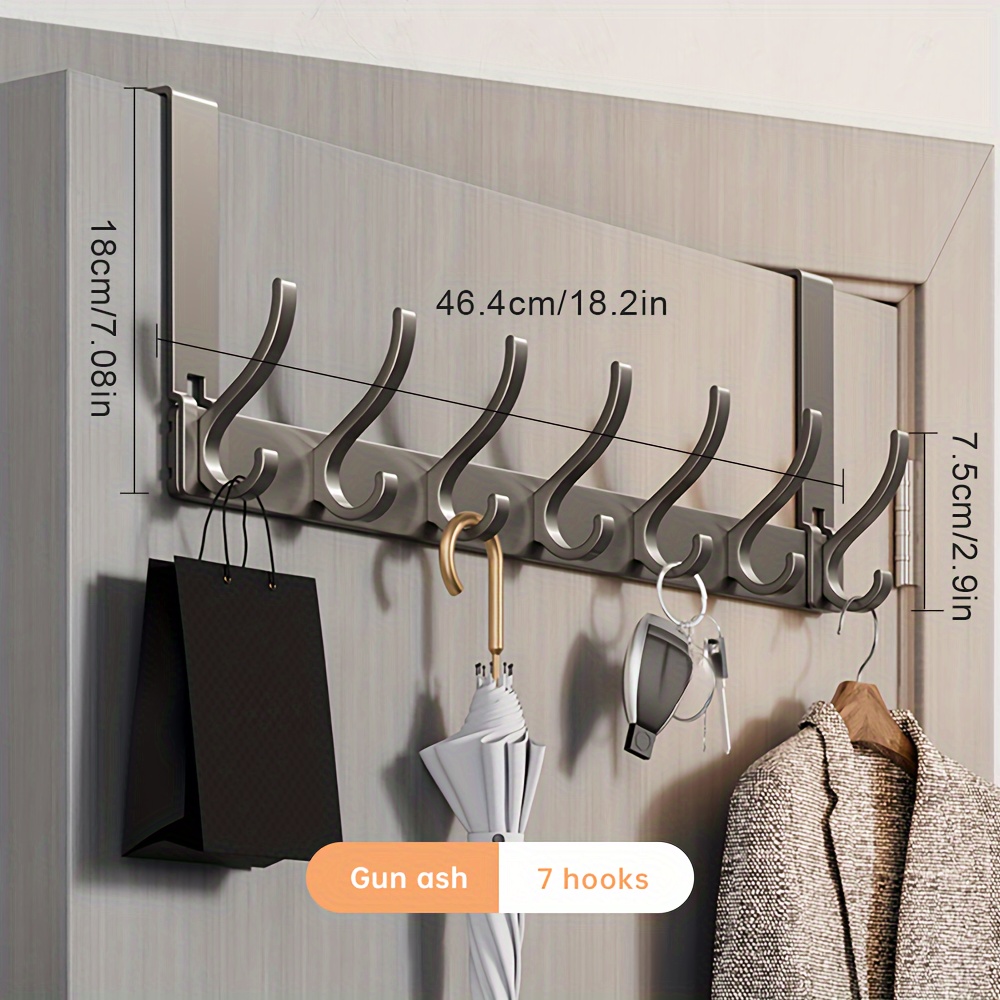 🔥ON SALE🔥Heavy-duty Aluminum Carbon Steel Over-The-Door Hook