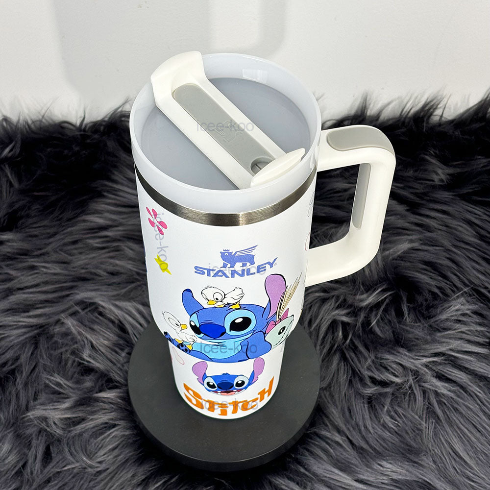 40oz White Duck Stitch Stainless Steel Vacuum Insulated Tumbler 🚢Free Shipping🚢