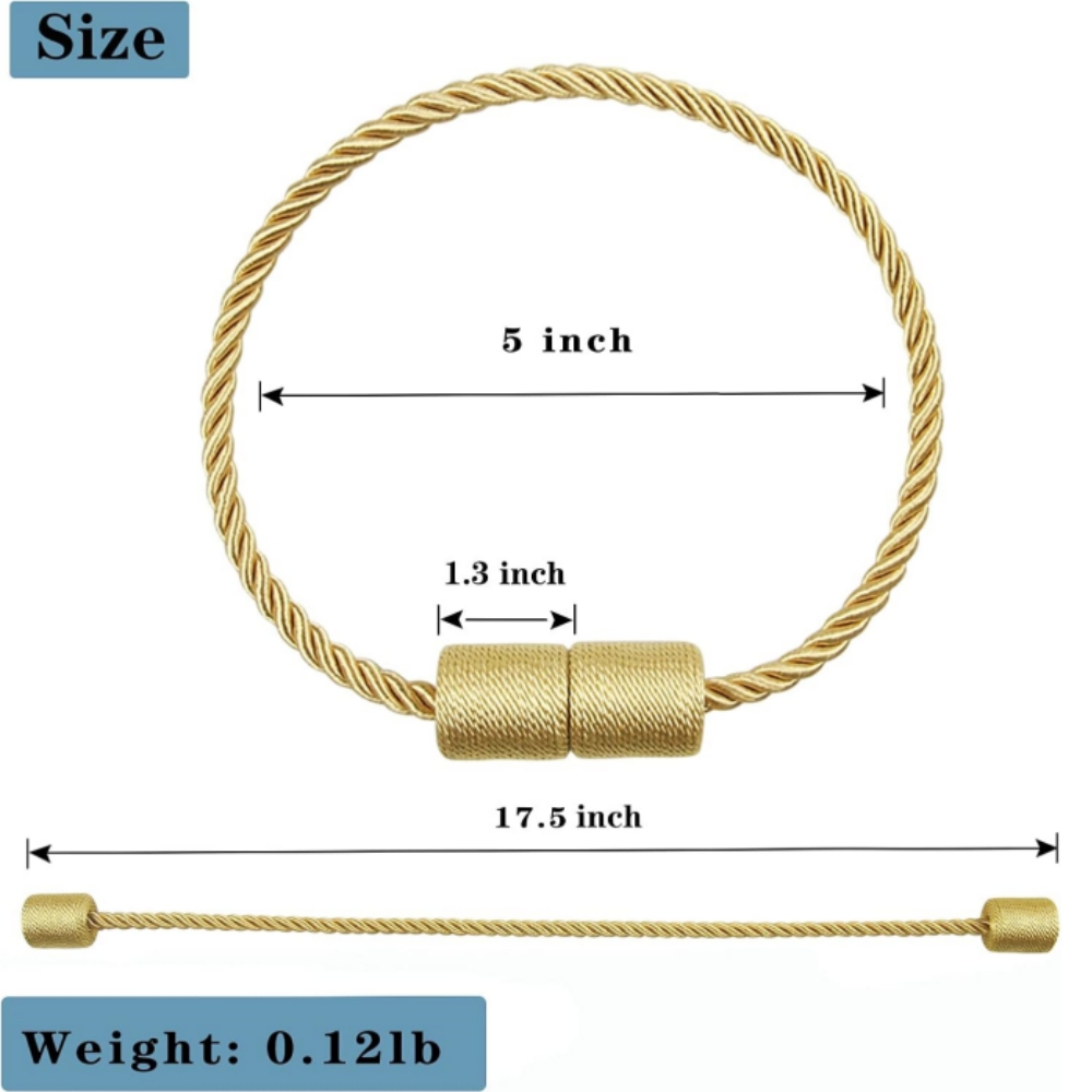 🔥On Sale🔥Strong Magnetic Curtain Tiebacks 2 Pack