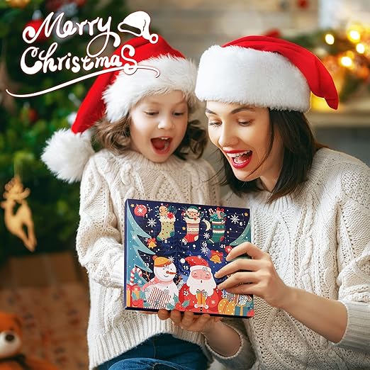 (The best gift for kids in 2024🎁) 24-piece DIY Christmas Advent Calendar Bracelet Set Blind Box🎄