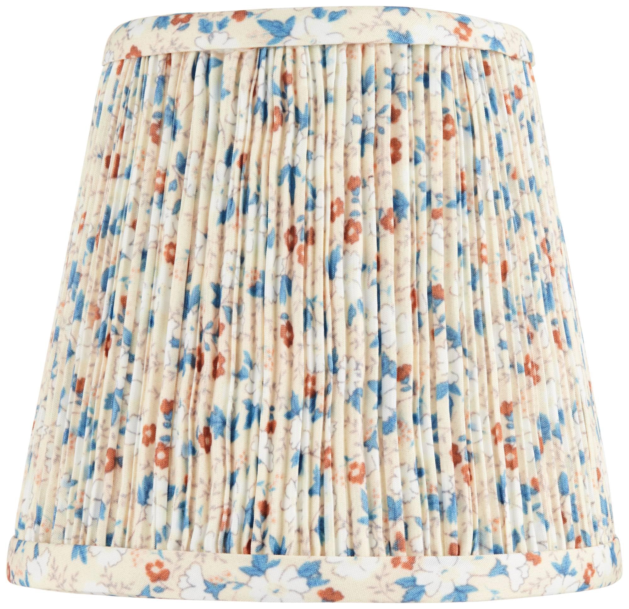 🌸 Vintage-Inspired Floral Pleated Lampshade – A Cozy Glow with Timeless Charm! 🌸