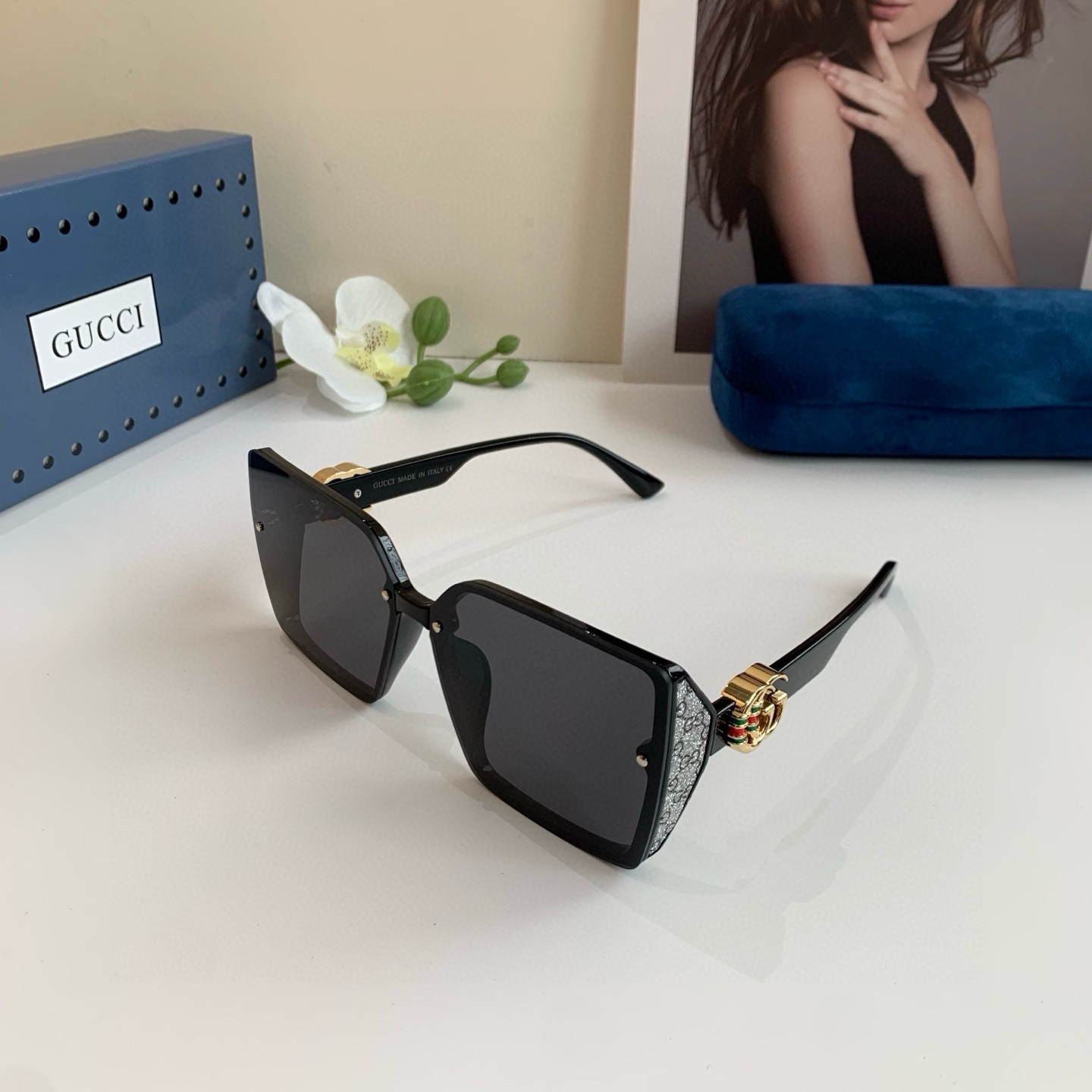 Gucci Square Frame Sunglasses
